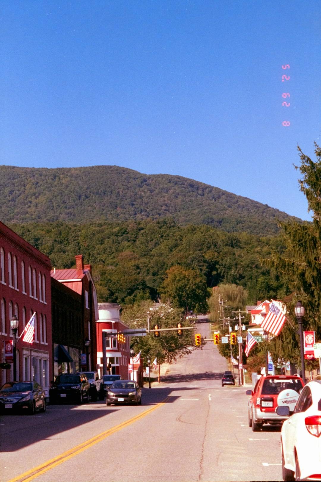 Colonial-era street in a Himalayan hill station town